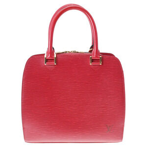 Louis Vuitton Epi Pont Neuf Red Leather Handbag